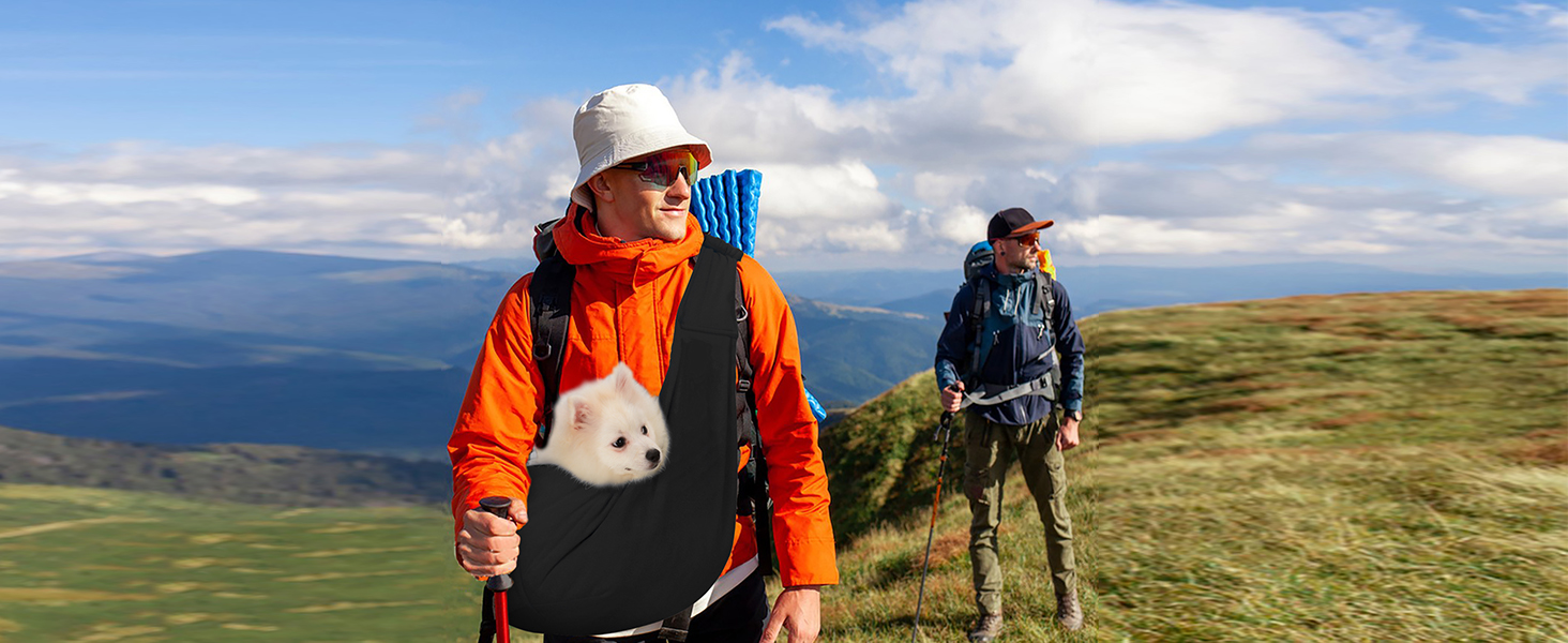 PetLoft Сумка-переноска для собак, реверсивна, регульована, крос-боді, з кріпленням для нашийника (колір: коричневий)