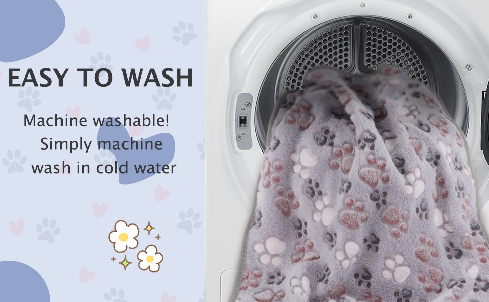 М'яка флісова ковдра для собак та котів BVAGSS, 6 шт., 60 x 40 см, блакитна