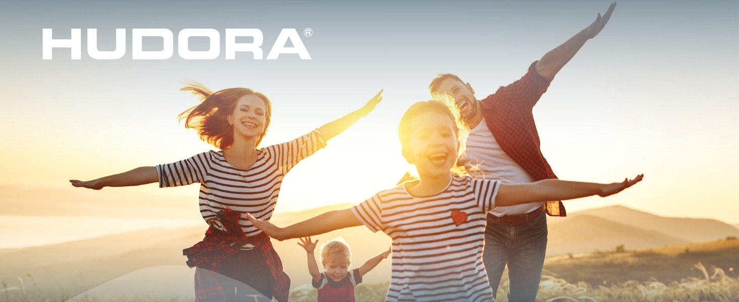 Ворота для футболу HUDORA Pro Tect - великі, з сіткою та захистом від ударів, 240x160 см