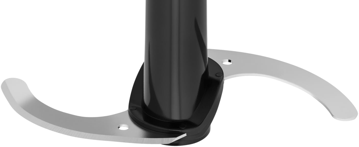 Електричний подрібнювач WMF Kult X – міні-подрібнювач, блендер для овочів, зелені та горіхів, 1л, скло, нержавіюча сталь, компактний, миється в посудомийній машині