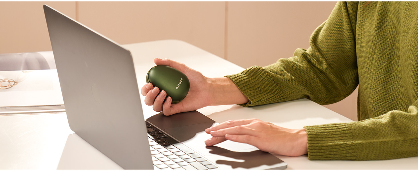 Електричні грілки для рук Gaiatop (2 шт.), магнітні, 3 режими нагріву, портативні, для активного відпочинку та подарунків