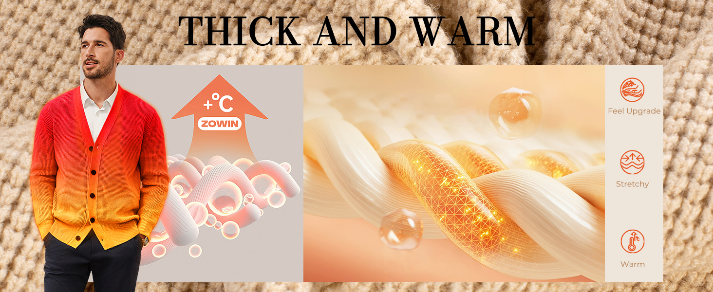 Чоловічий кардиган PJ PAUL JONES з в'язаним візерунком