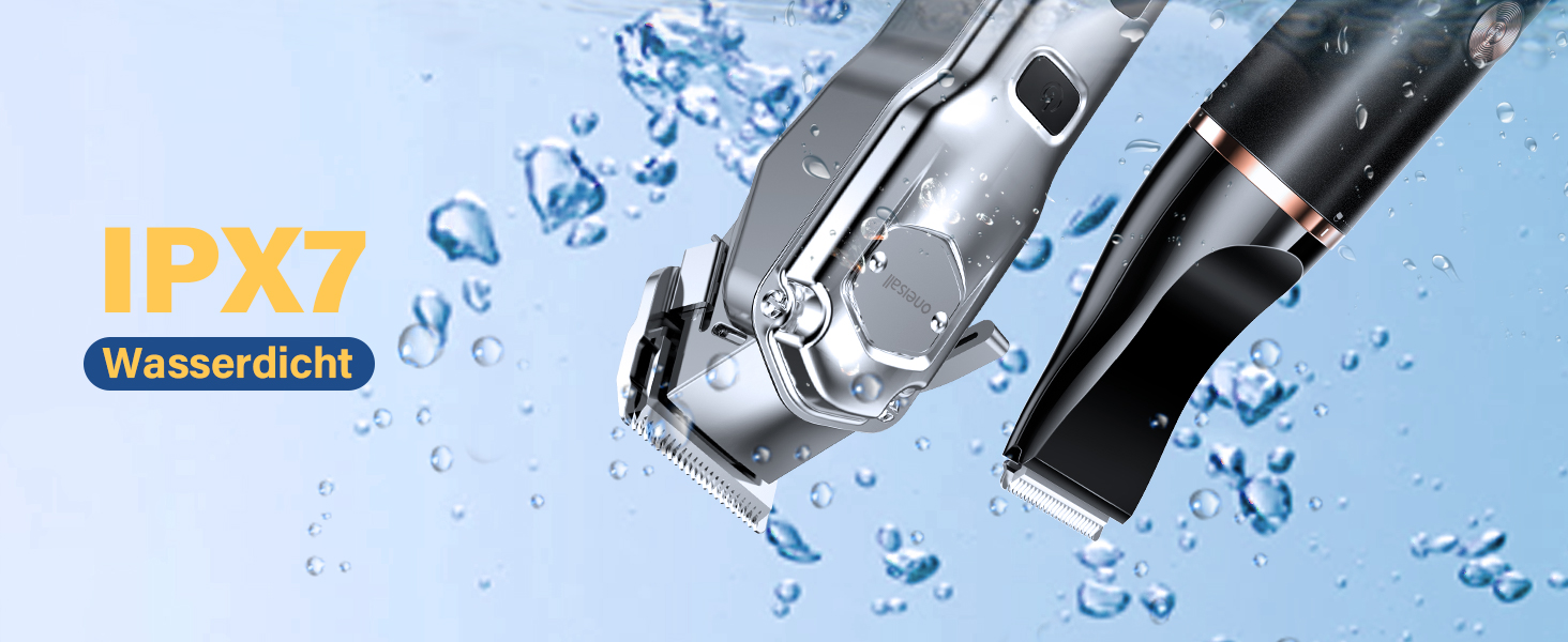 Професійна машинка для стрижки собак Oneisall 3-в-1: для густого хутра, тиха, для собак та котів, срібно-чорна