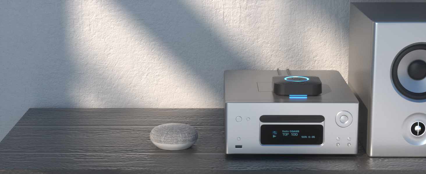 1Mii B06 Plus Bluetooth HiFi Аудіоприймач: Бездротовий адаптер aptX HD aptX-Adaptive Bluetooth 5.3 для стереосистеми, смартфонів та планшетів