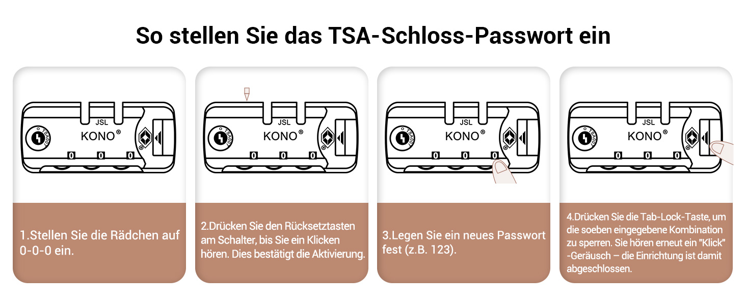 Чемодан-валіза KONO з ABS+PC: легкий, з TSA-замком та 4 колесами, 65 см, кремовий