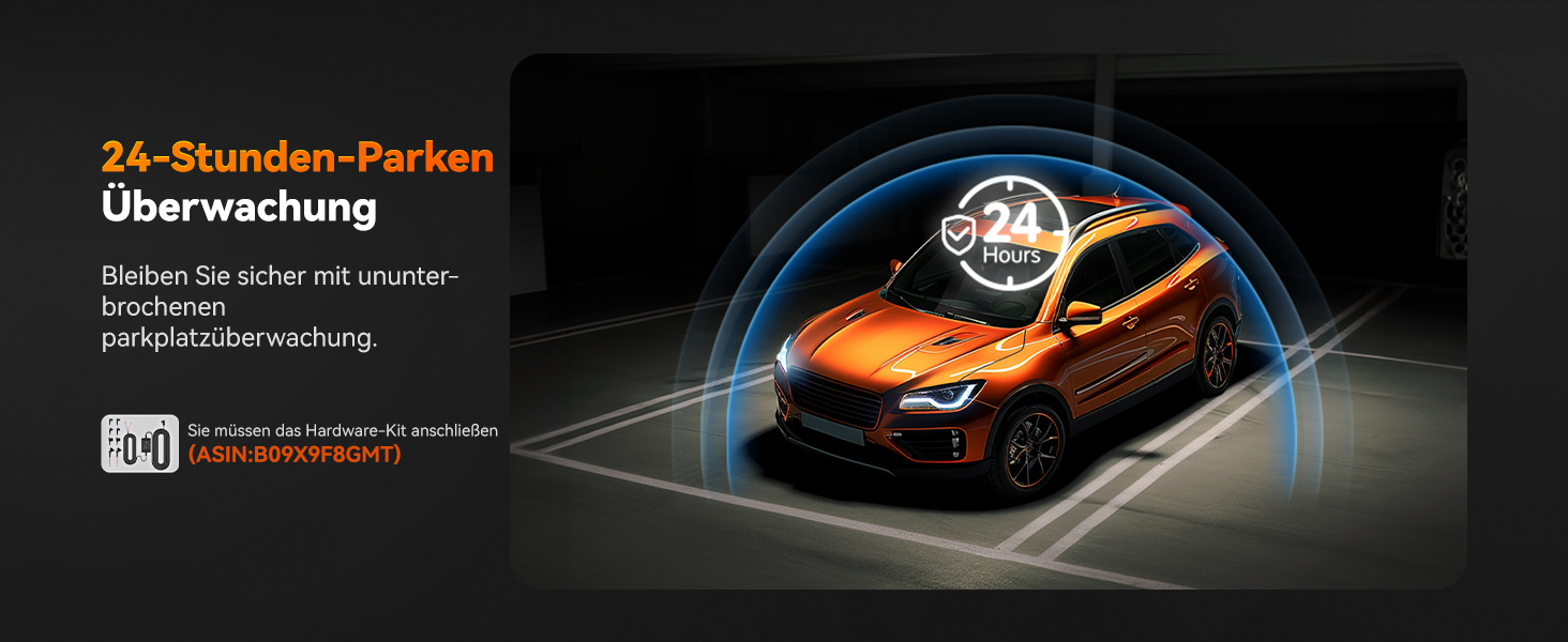 WOLFBOX Дзеркало заднього виду з камерою 12