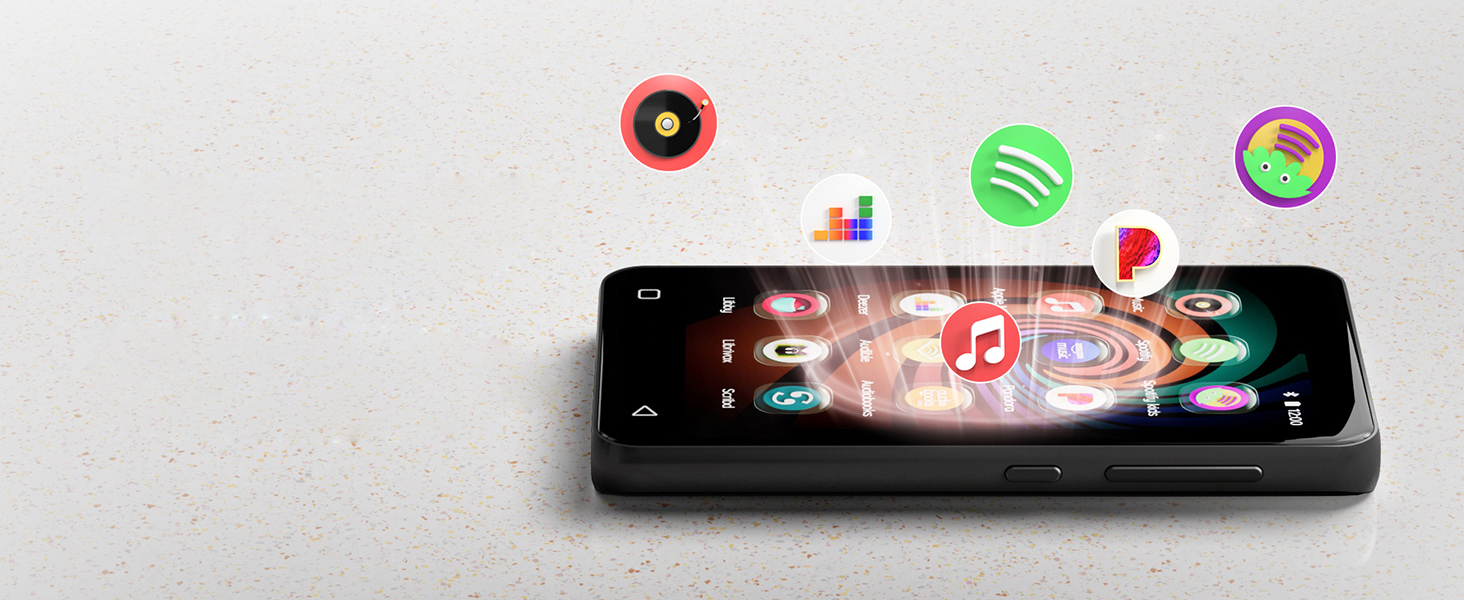 MP3 плеєр Inioasis з Bluetooth, WiFi, Spotify, Amazon Music, 4