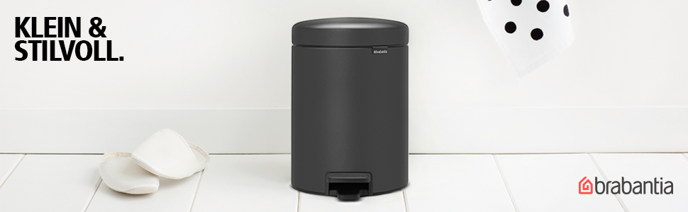 Відро Brabantia Treteimer 30L з внутрішнім відром, чорний матовий, 27x21x29 см