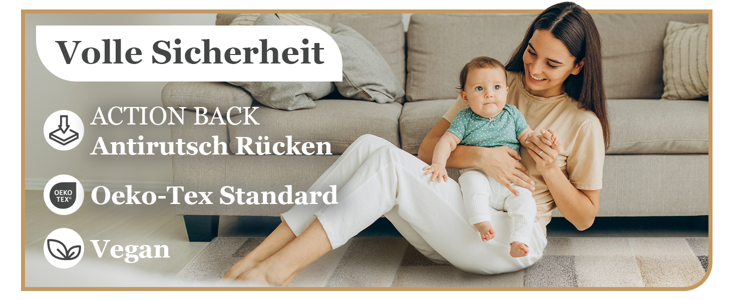 Килим Kurzflor з коротким ворсом для вітальні, спальні та дитячої кімнати. Сучасний дизайнерський килим TC-Fashion 6114 в сірому кольорі в клітинку, 080x140 см