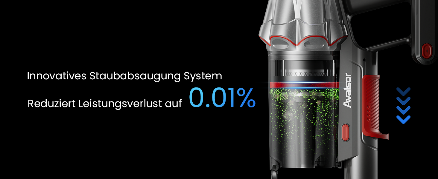 Бездротовий акумуляторний пилосос 48000Pa/580W/65Min, об'єм 1,8L з функцією від'єднання пилу, антизаплутана щітка, 8-ступенева фільтрація. Підходить для килимів, шерсті тварин та твердих поверхонь. Колір: блакитний