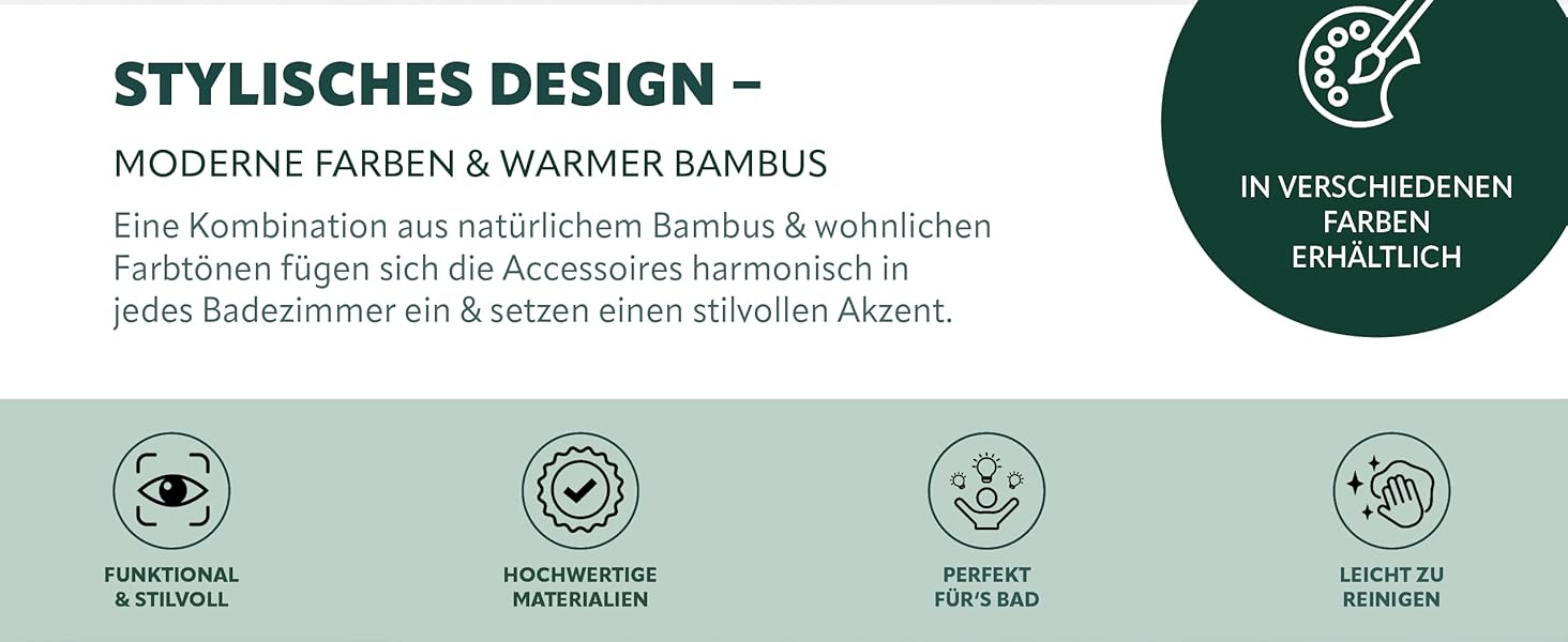 Тримач для мила Bremermann Calvi з бамбука та пластику (сірий)