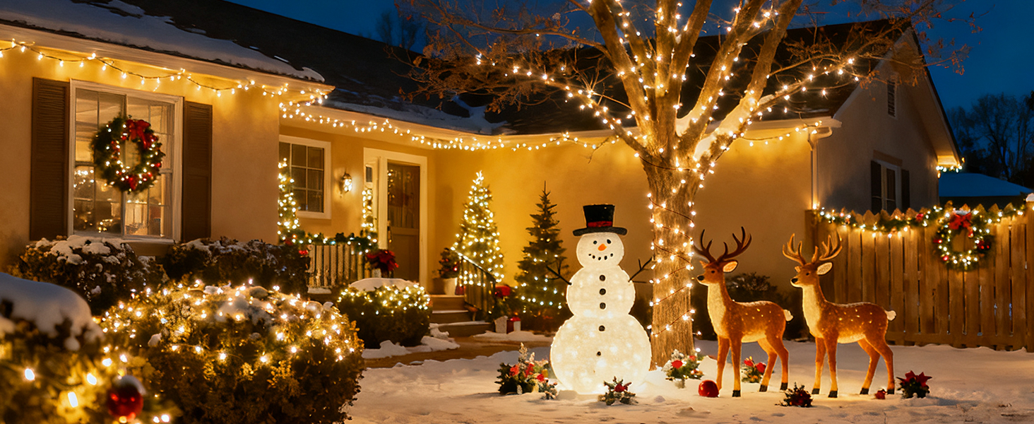 Льоноконекторна гірлянда BTfarm 20M 200 LED, тепле біле світло, з пультом, таймер, IP65, для дому та саду