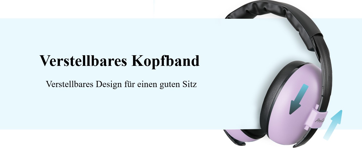 Навушники для захисту від шуму ProCase для немовлят та дітей до 36 місяців (рожеві)