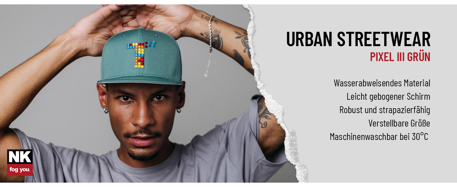 Кепка бейсболка Nebelkind Pixel унісекс, регульована, зелена - стильна streetwear кепка для чоловіків та жінок