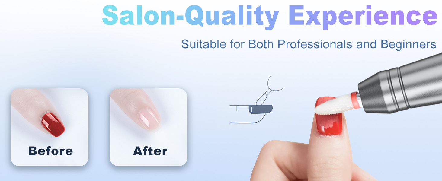 Професійний фрезер для нігтів ENGERWALL M95G: 40000 обертів/хв, акумулятор 24 год, бездротовий електричний фрезер для гелю та акрилу, LCD дисплей, турбо двигун