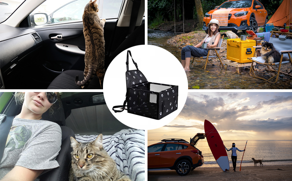 Автомобільний лежак для собак: безпечний, водонепроникний, для маленьких та середніх порід