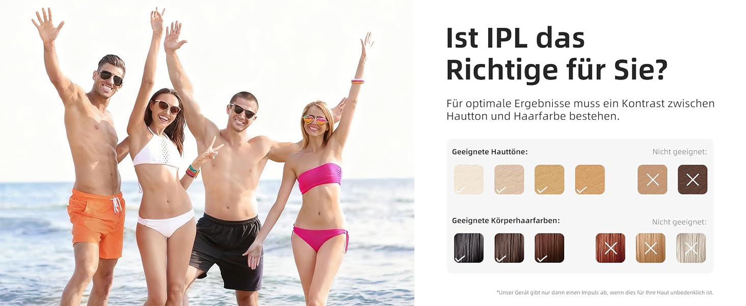 Пристрій для епіляції IPL з охолодженням 6°C, безболісна епіляція для тіла та обличчя, 999,900 імпульсів, 9 рівнів потужності, білий