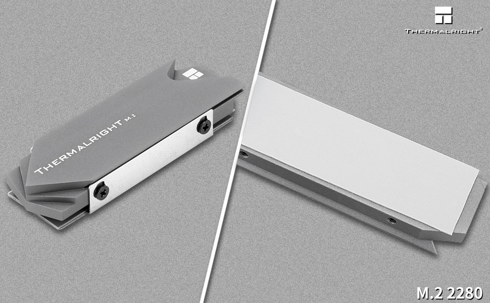 Радіатор охолодження SSD M.2 2280 Thermalright з двостороннім тепловим прошарком, високої продуктивності