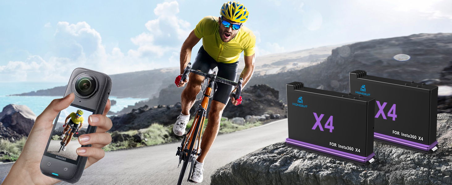 Акумулятор Insta360 X5 2 шт. + LED зарядний пристрій (2850mAh) + Micro SD картридер - комплект для Insta360 X5