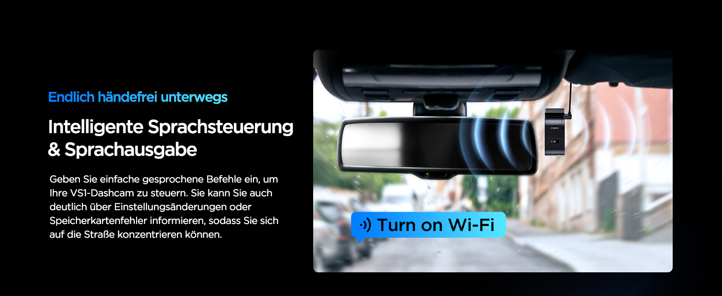 VIOFO VS1 2K Mini Dash Cam: Автомобільний відеореєстратор з GPS, HDR, Wi-Fi, 32GB, STARVIS 2 Sensor