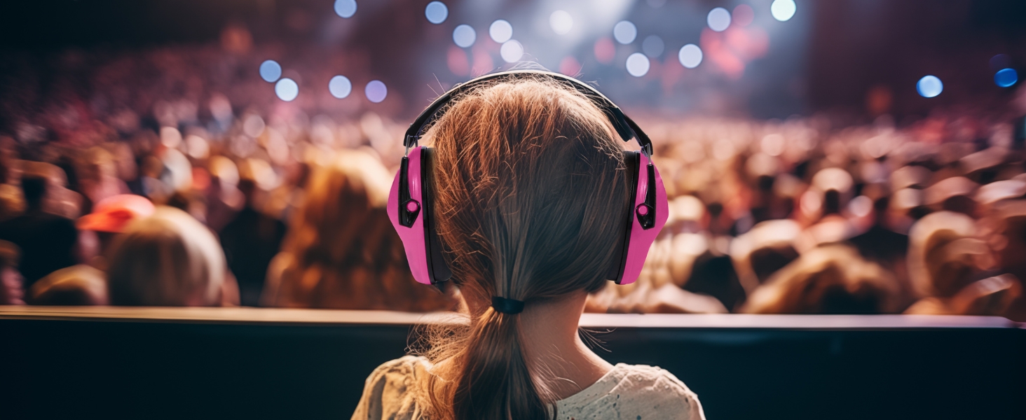 Навушники захисні Vanderfields Premium для дітей 3-12 років - рожевий, шумопоглинання 33.2 dB