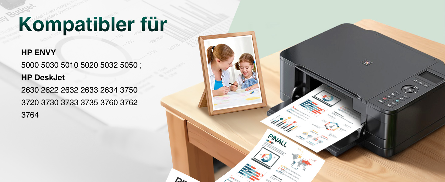 Картриджі HP 304 XL відновлені (комплект 2 шт.) для принтерів HP Deskjet 2620, 2625, 2630, 2635, 2655, 3760 та HP Envy 5010, 5020, 5030, 5032