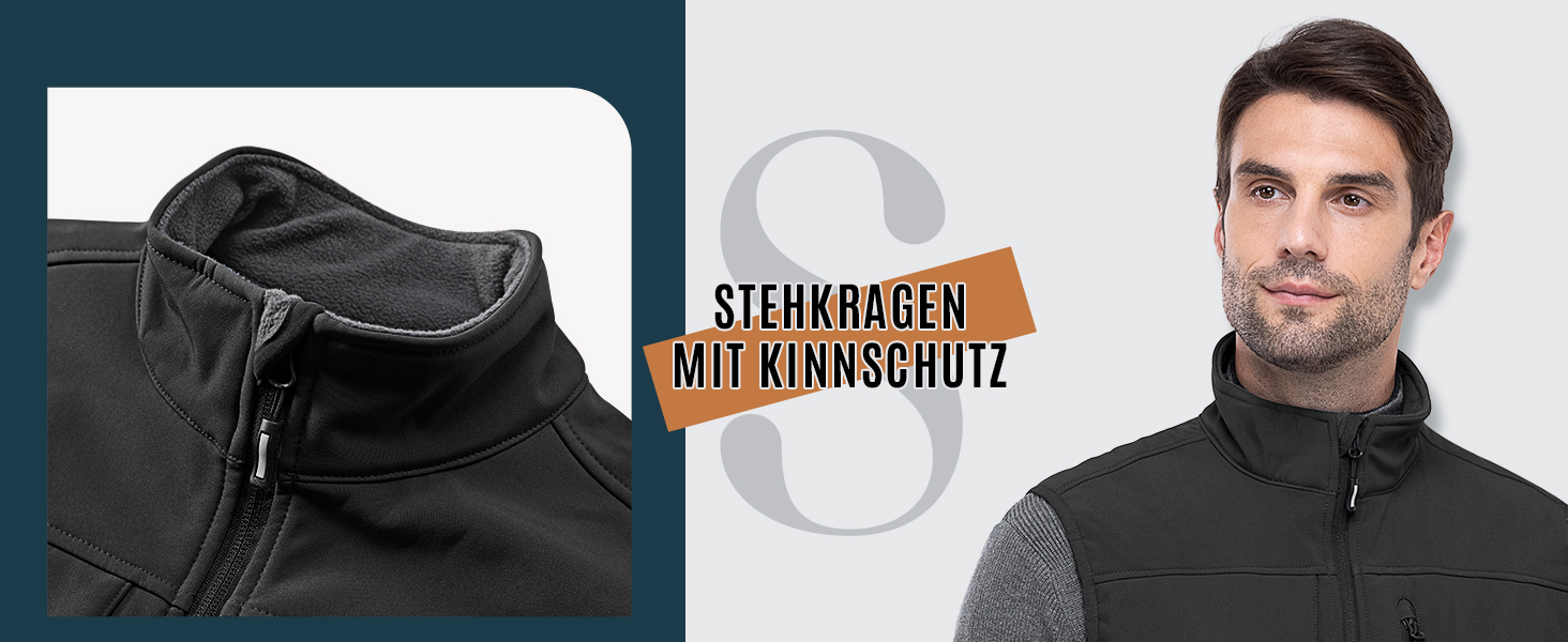 Чоловіча софтшеллова жилетка Outdoor Ventures, чорна, водонепроникна, вітронепроникна, спортивна, з декількома кишенями