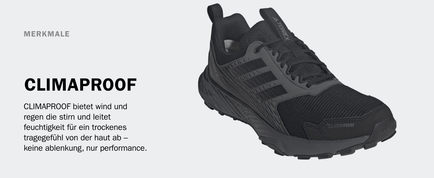 Жіночі трейлові кросівки adidas Terrex Tracefinder 2 Climaproof, 37 1/3 EU, чорний/сірий