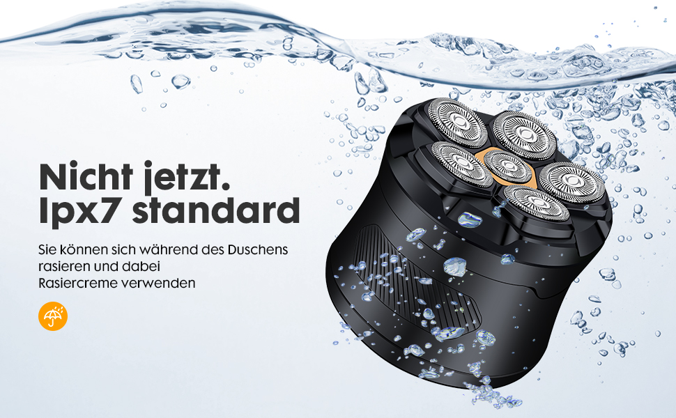 Електричний голкострум для гоління голови чоловічий, вологостійкий, з USB-C, легко чистити