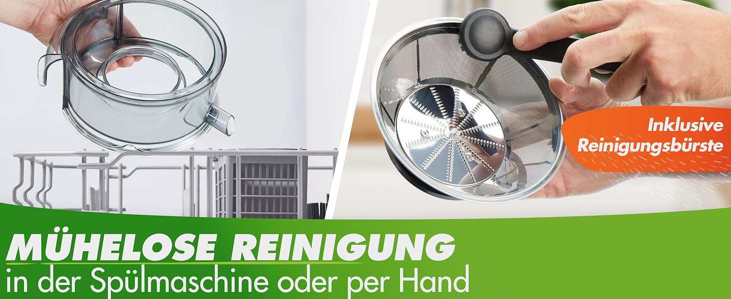 Центрифужна соковижималка Nutrilovers QUICK-JUICER MAX для овочів та фруктів, 800 Вт, XXL завантажувач, сталевий фільтр, зовнішній контейнер для м'якоті, BPA-free, з пляшкою та книгою рецептів