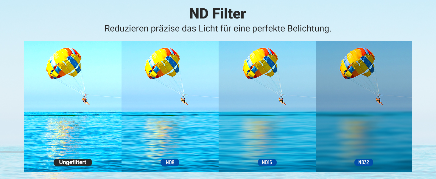 Набір фільтрів NEEWER CPL + ND для DJI Osmo: CPL, ND8/16/32/64/1000, HD, для екшн-камер