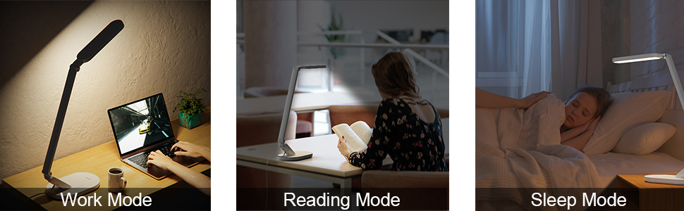 Торгова лампа JKSWT для догляду за очима, з регулюванням яскравості, 5 кольорових режимів, 72 LED, USB-порт для зарядки, сенсорне керування, функція пам'яті, офісна лампа