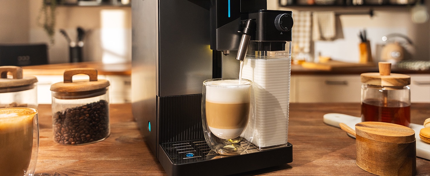 Кавомашина автоматична Cecotec Cremmaet Latte Art 1500W 19 Бар: Еспресо, капучино, лате та інше