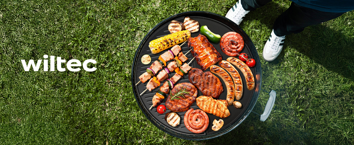 Чавунний гриль-решітка Gusseisen Grillrost, Ø 45 см, для вугільних та газових грилів, 47 x 22.8 x 1.5 см