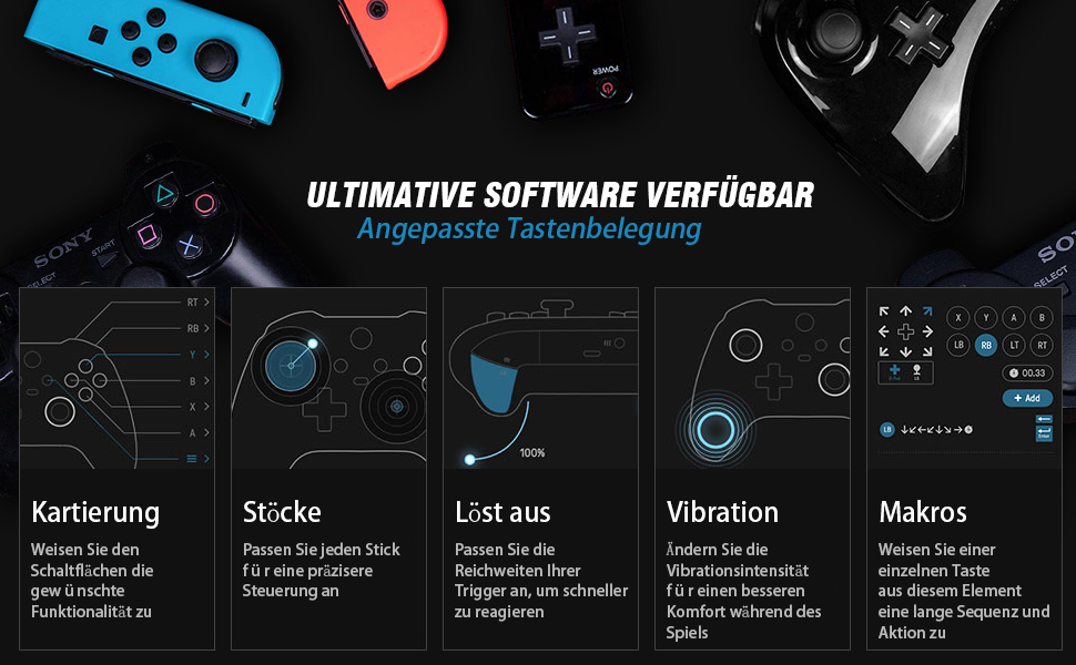 Бездротовий Bluetooth адаптер 8BitDo USB Wireless Adapter 2 для Switch, Windows 10, Android, PS4/5, Xbox (Коричневий)