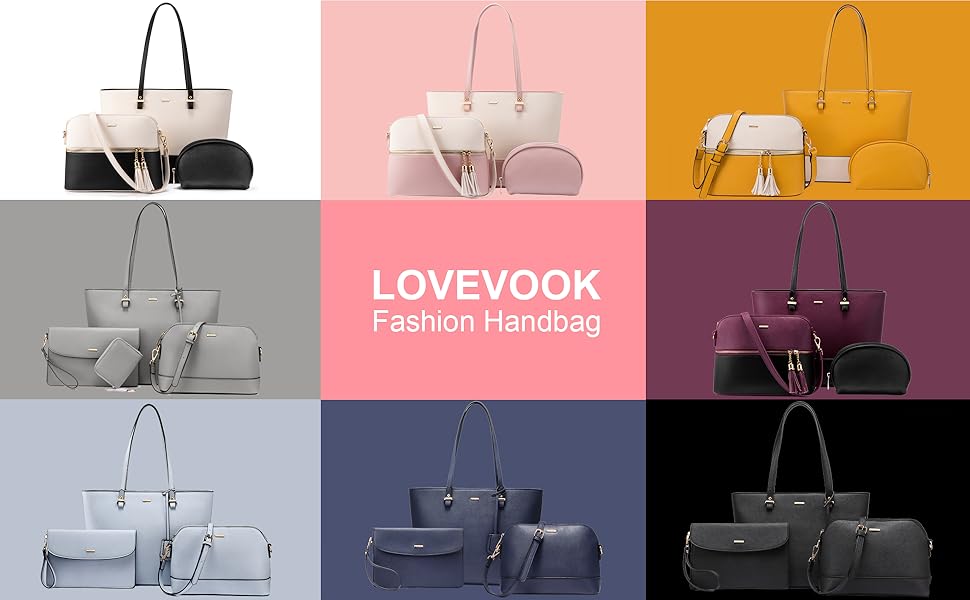 Сумка жіноча LOVEVOOK шопер шкіряний 3-в-1 чорна (C Schwarz) велика містка