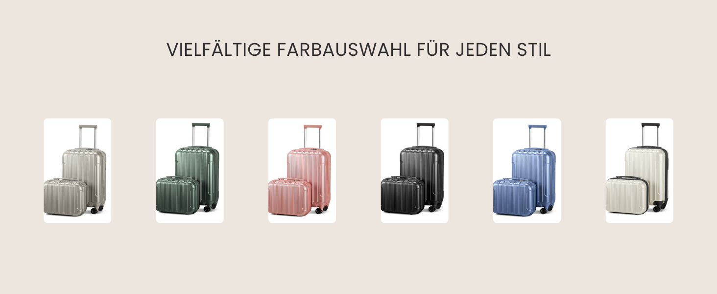 Набір валіз LALAHO 3 шт. з жорстким корпусом, великий дорожній набір, валізи з колесами, матеріал ABS+PC, ручна поклажа, набір валіз з жорстким корпусом, м'ятно-зелений колір