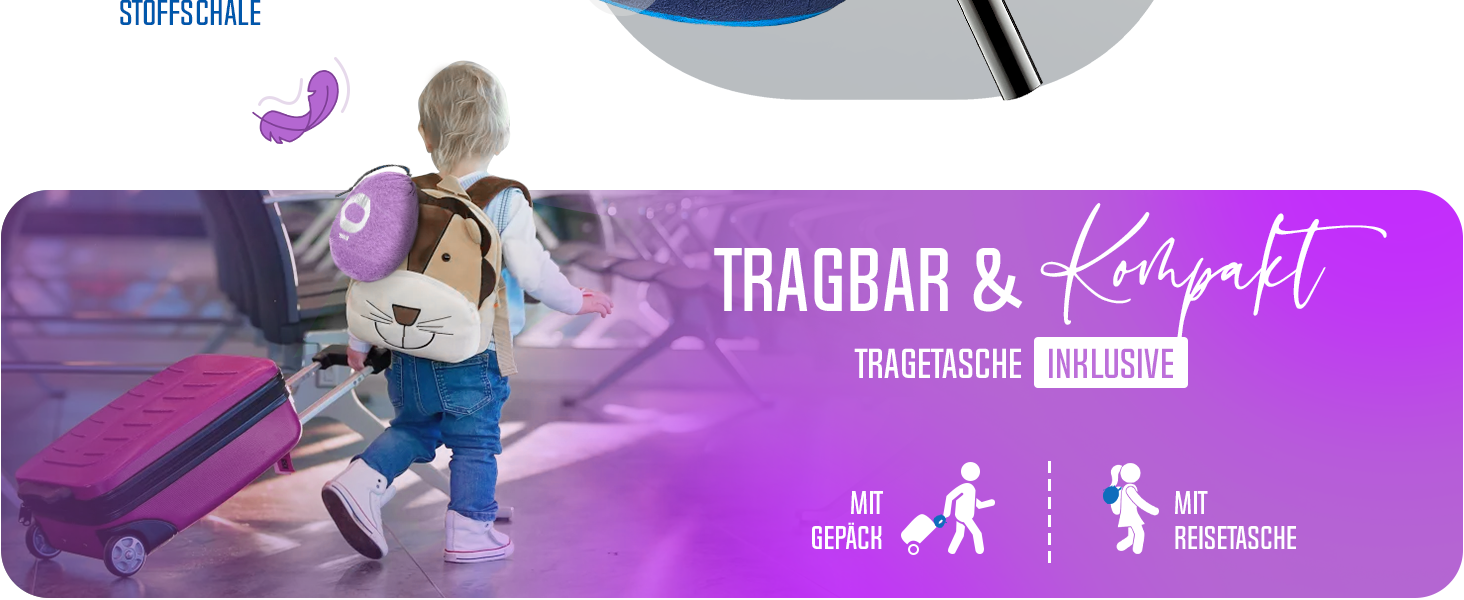 Подушка для шиї BCOZZY для дітей 8-12 років (сірий сріблястий), запобігає падінню голови, комфортна для подорожей, м'яка, можна прати, середній розмір