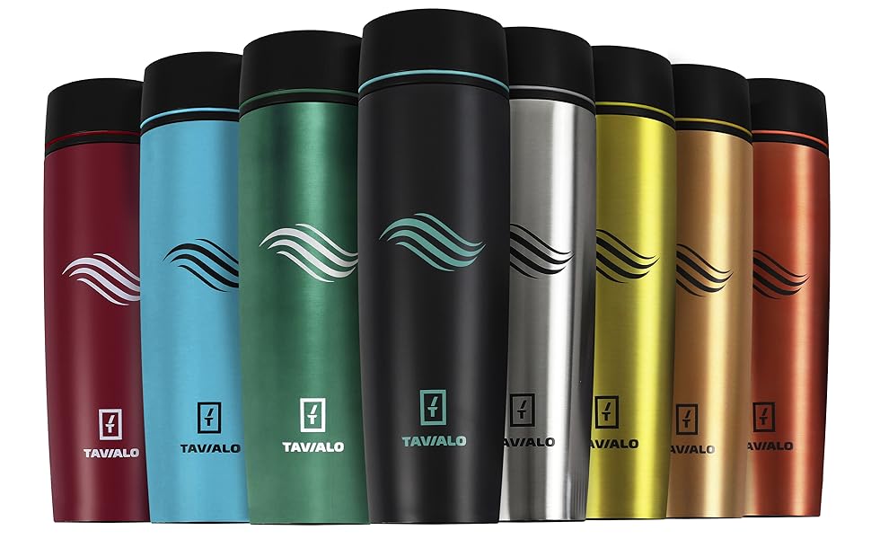 Термокружка Tavialo 460 мл, пудрово-рожевий колір, нержавіюча сталь, ізольована, для напоїв