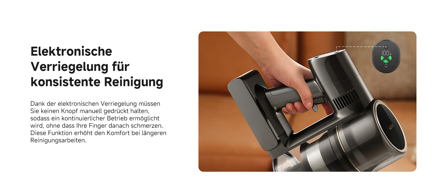 Mova S5 Sense: Бездротовий акумуляторний пилосос з тривалою роботою до 97 хвилин, для килимів, твердих підлог та шерсті тварин. Тиха, самостійна, з антизаплутуванням.