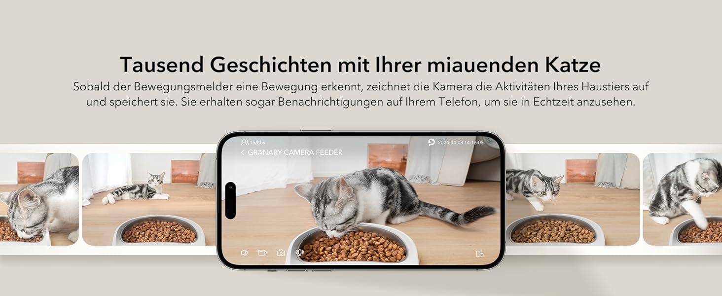 Автоматичний годівниця для котів та собак PETLIBRO 5L з відеоспостереженням 1080P, WiFi, нічним баченням, датчиком низького рівня корму та сигналізацією, 1-10 прийомів