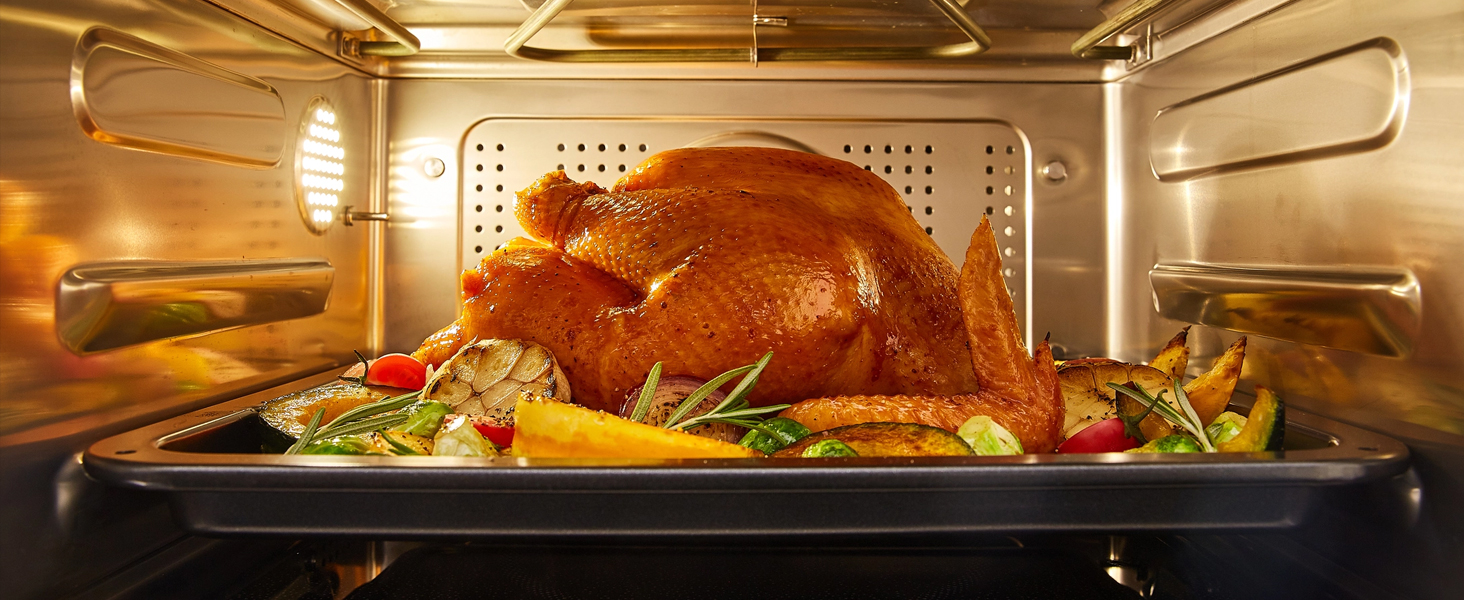 Термометр для м'яса Babacom з миттєвою індикацією та двома зондами, термометр для запікання з налаштуванням тривоги та калібруванням, термометр для гриля для кухні, духовки, цукру, рідин, BBQ, чорний