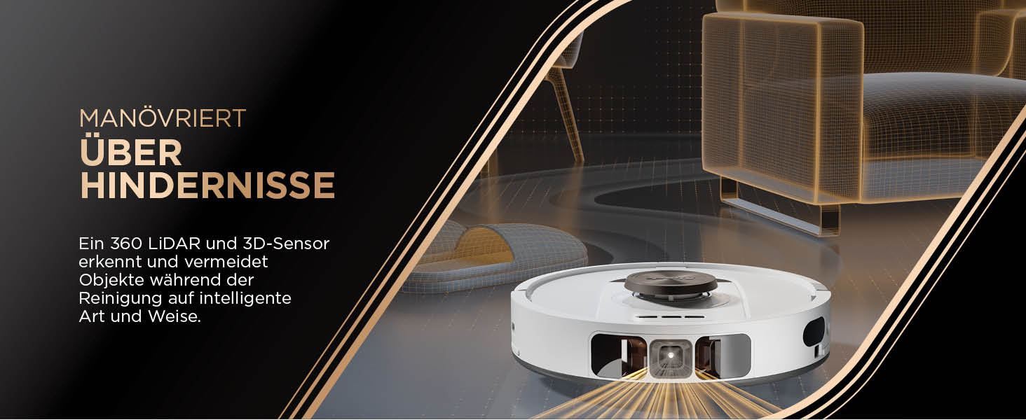 Робот-пилосос та робот-мийник Shark PowerDetect 2-в-1, NeverTouch Pro, самостійне очищення до 60 днів, 3D-LiDAR навігація, NeverStuck, керування через додаток, RV2800ZEEU, 2 щітки, Anti-Micro Pads, 1 капсула