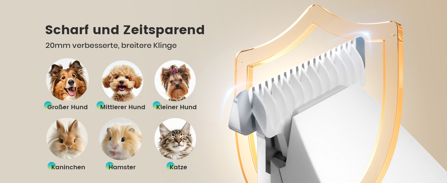 Триммер для догляду за лапами собак Oneisall з LED-підсвічуванням, тихий, акумуляторний, для лап, очей, вух, обличчя