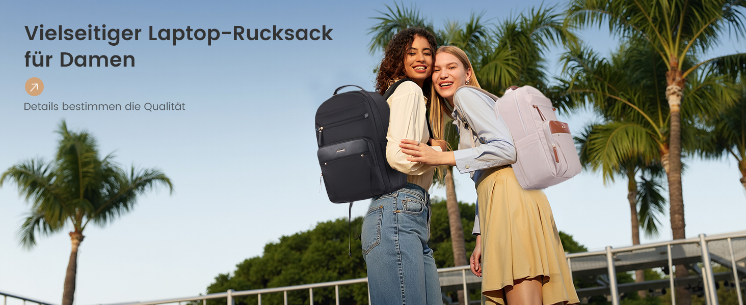 Рюкзак для ноутбука LOVEVOOK, 15.6 дюймів, чорний: водонепроникний, для роботи, навчання, подорожей