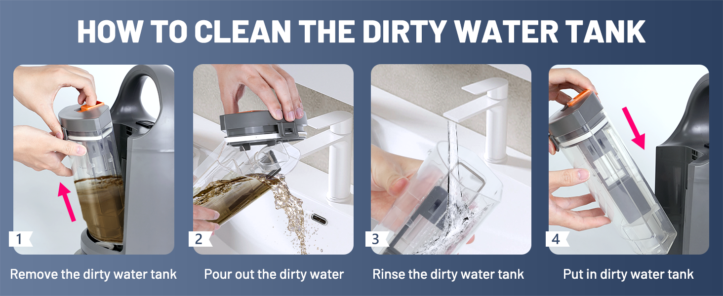 Портативний мийкий пилосос 400W з 2-танком для чищення диванів, килимів, авто та постільної білизни