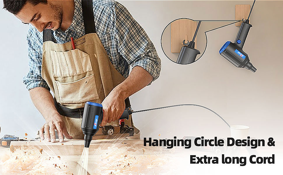 Електричний пилосос для пилу ATENGEUS 500W з регулюванням швидкості для ноутбука, ПК, офісної техніки та диванів