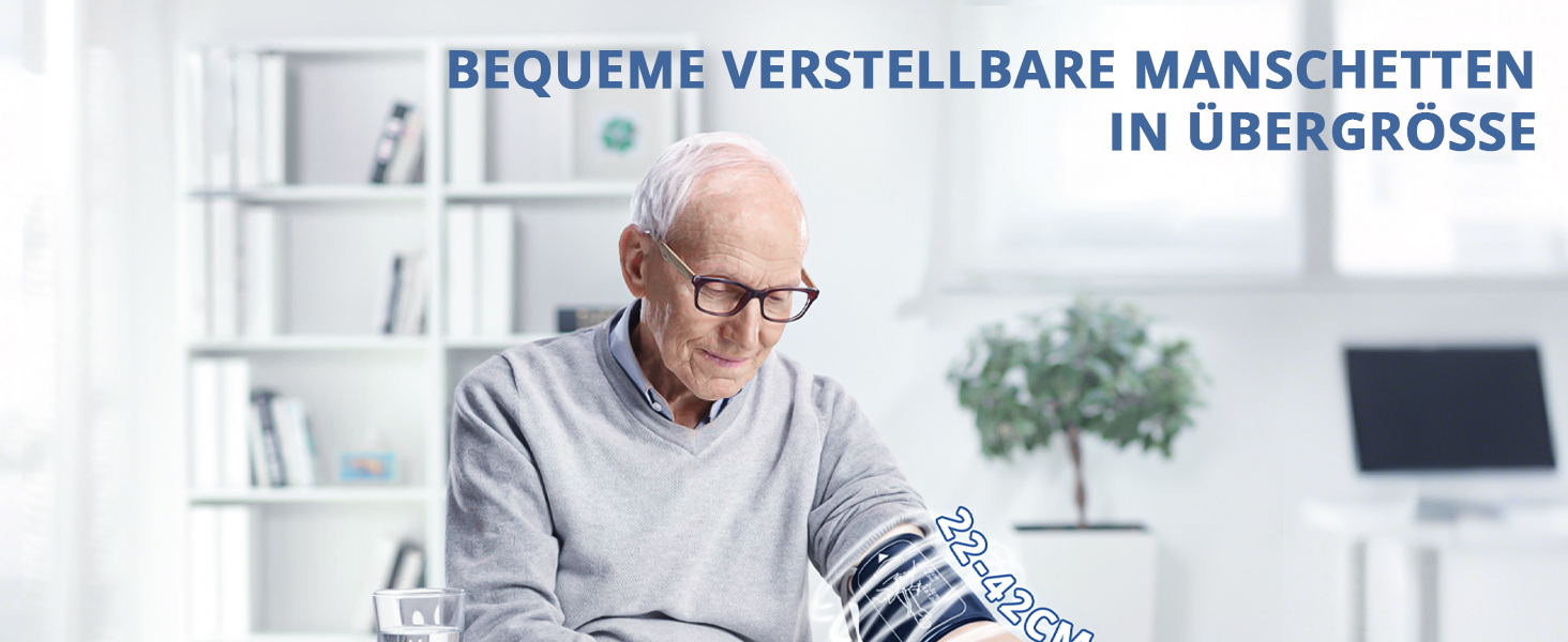 Автоматичний тонометр на плече з LCD-дисплеєм та регульованою манжетою (22–42 см), One-Touch, перловий колір