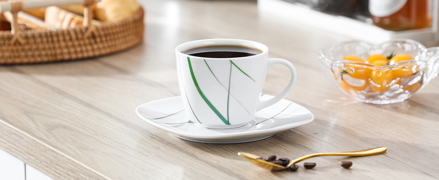 VEWEET Сервіз столовий 'Aviva' з порцеляни, 60 предметів | Комплектний сервіз для 4-12 осіб: тарілки, супові тарілки, десертні тарілки, чашки та блюдця | Комплектний сервіз на 60 предметів