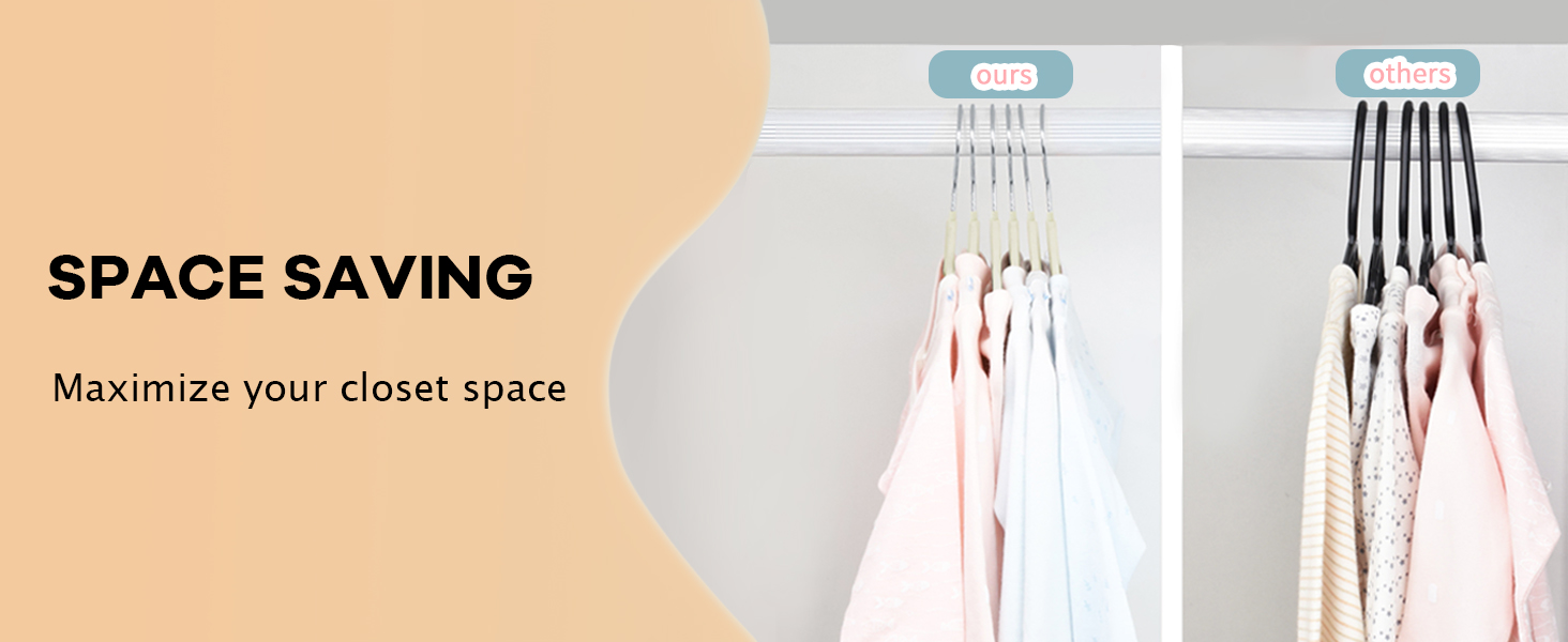 Плечики для дитячого одягу ManGotree з велюру, 30 шт. з обертовим гачком, плечики для дітей та дитячого одягу, бежеві